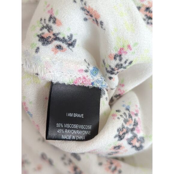 AFRM Floral V-Neck Midi Dress - XS - Multicolor V-Neck Summer Party Boho - Picture 10 of 11